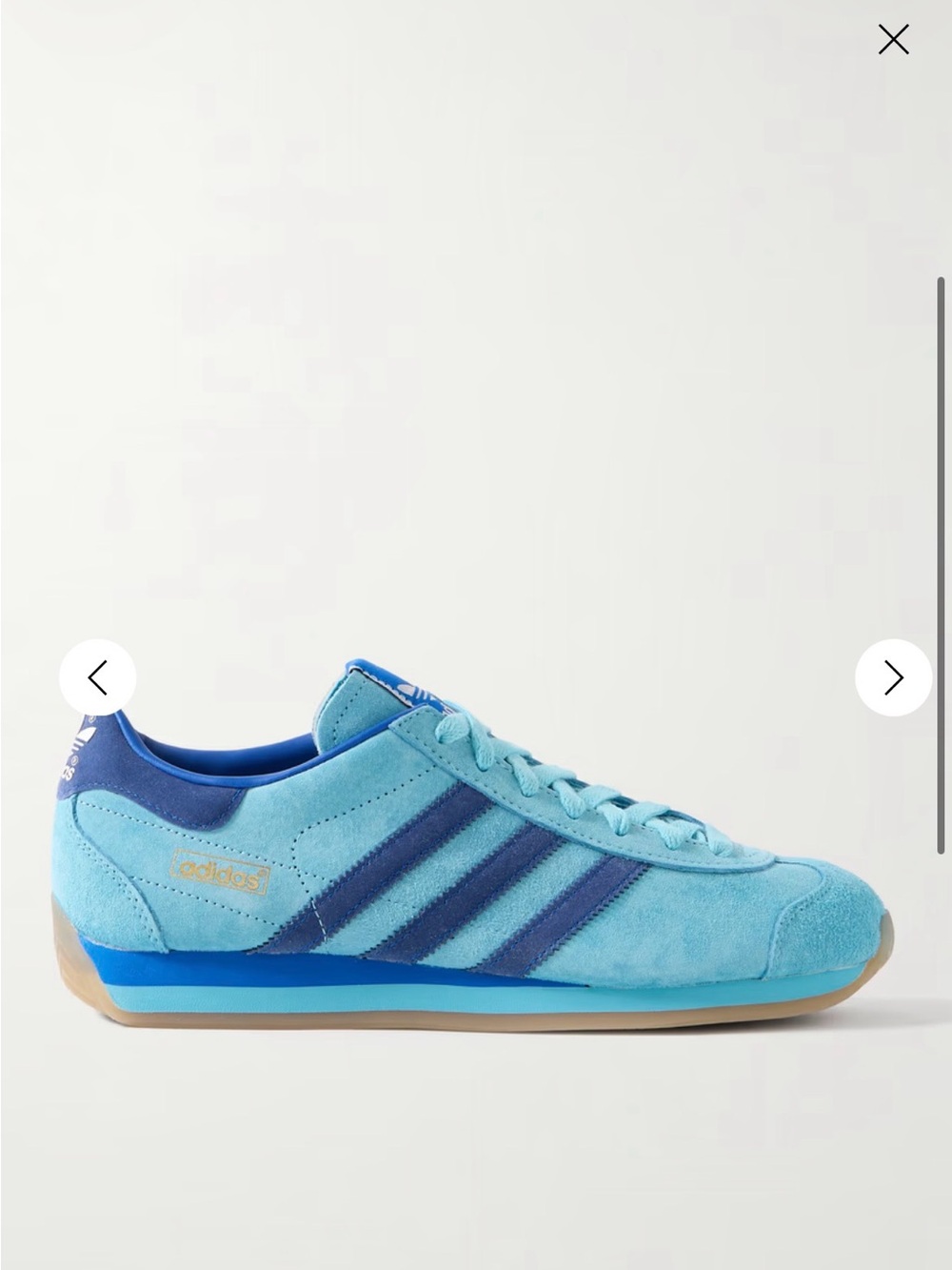 ADIDAS ORIGINALS Country Japan suede sneakers UK 10